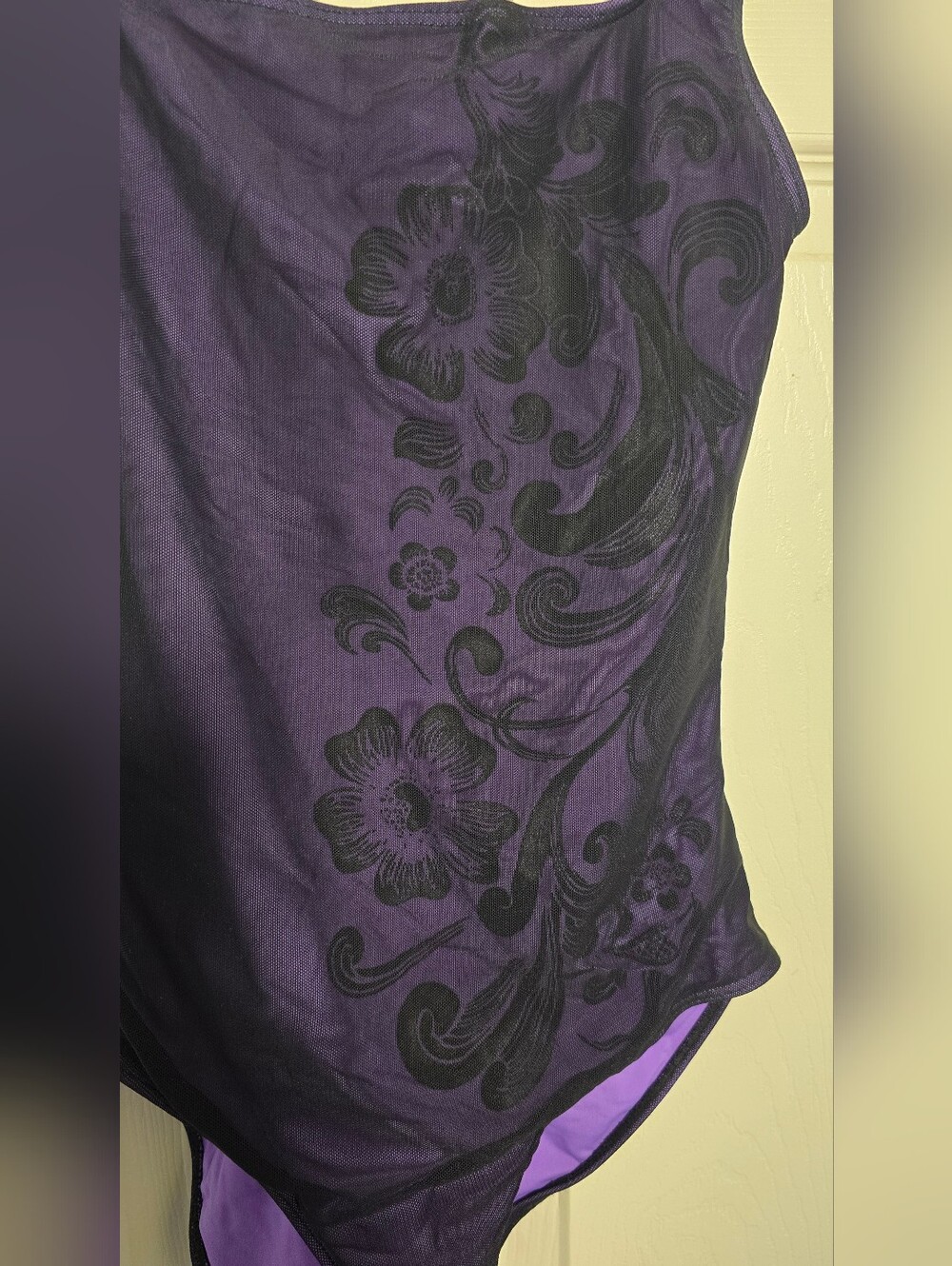 Ballet Rosa Layered Floral Print Leotard Adult Medium - Picture 3 of 8